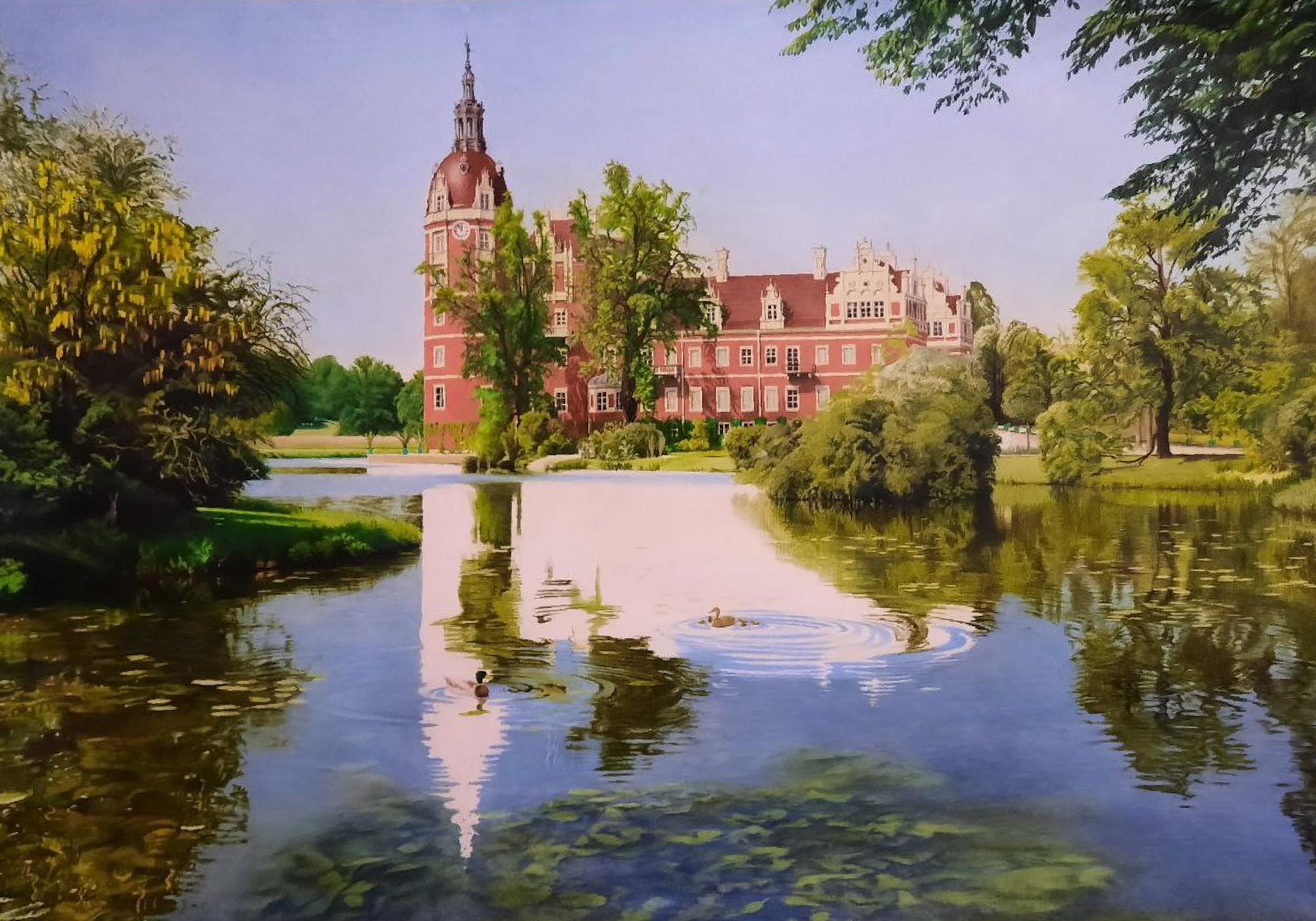 ©MelanTie Fürst Pückler Park mit Blick auf das Schloss in Bad Muskau 14