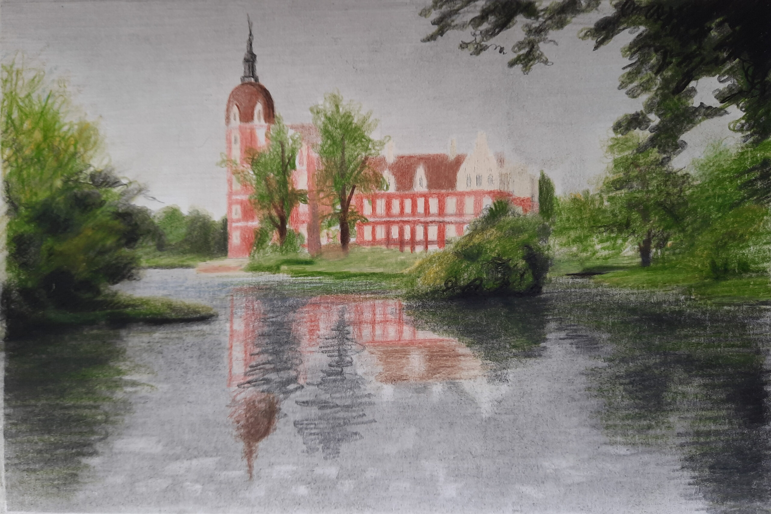 ©MelanTie Fürst Pückler Park mit Blick auf das Schloss in Bad Muskau Voransicht 02