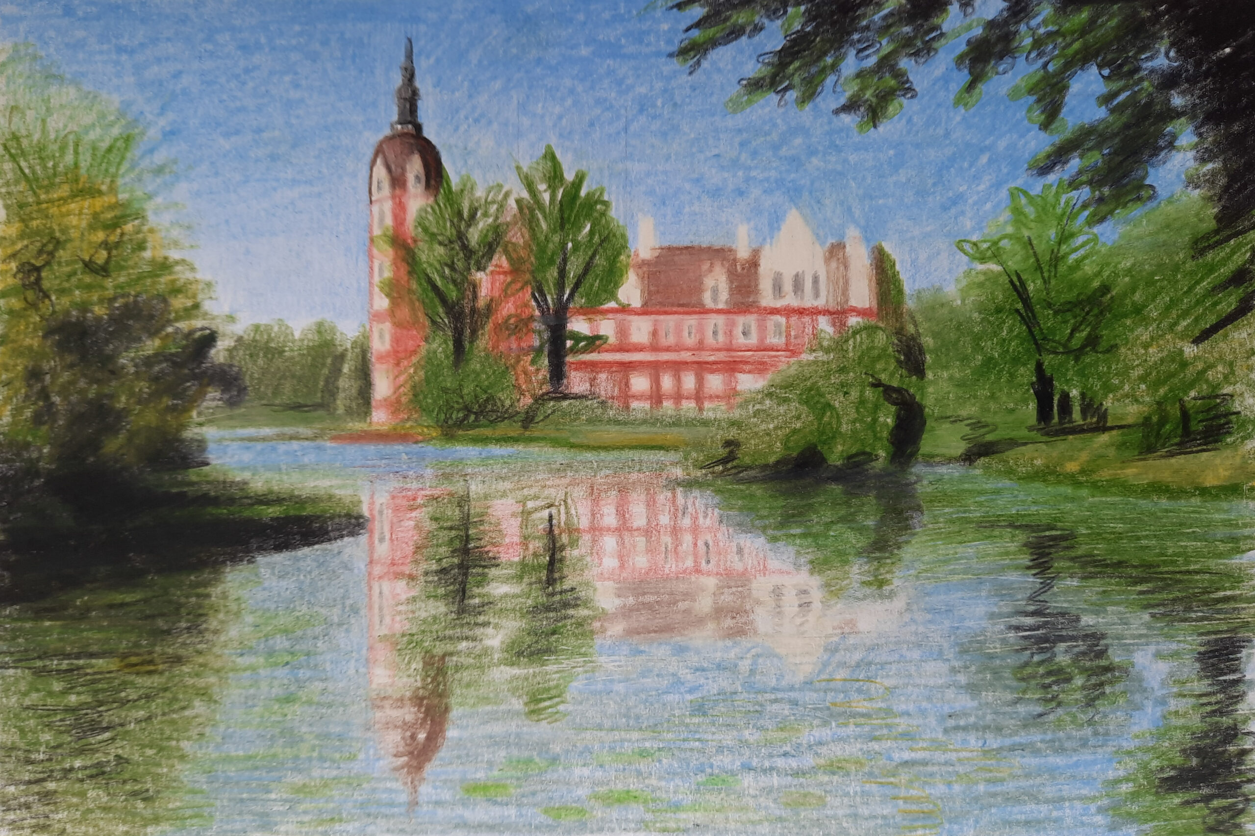 ©MelanTie Fürst Pückler Park mit Blick auf das Schloss in Bad Muskau Voransicht 03