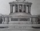 ©MelanTie Siegessäule Berlin Bleistiftzeichnung mit Farbakzent in Acryl 09